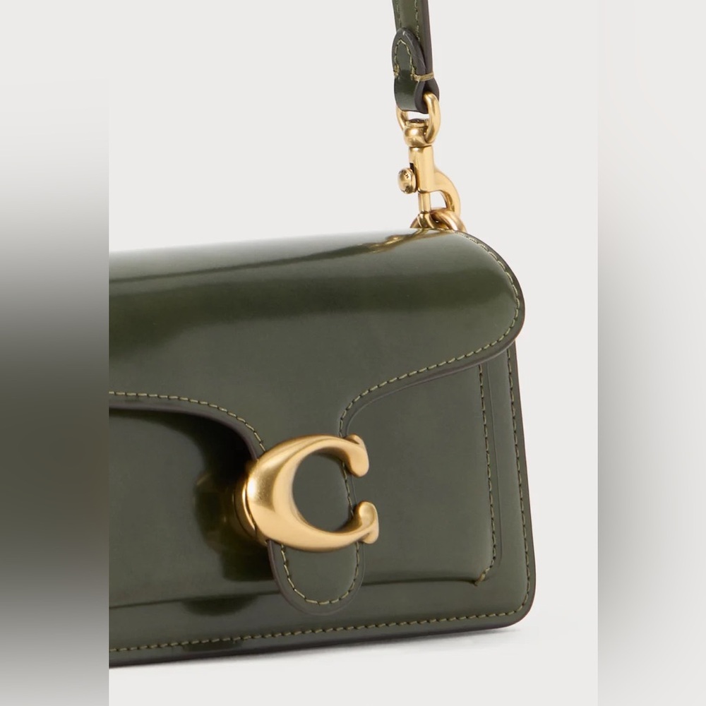New! MINT CONDITION COACH Tabby Shoulder Bag 20 Spazzolato leather - Picture 12 of 12